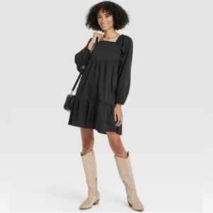 Women’s balloon long sleeve shift dress- Universal Thread